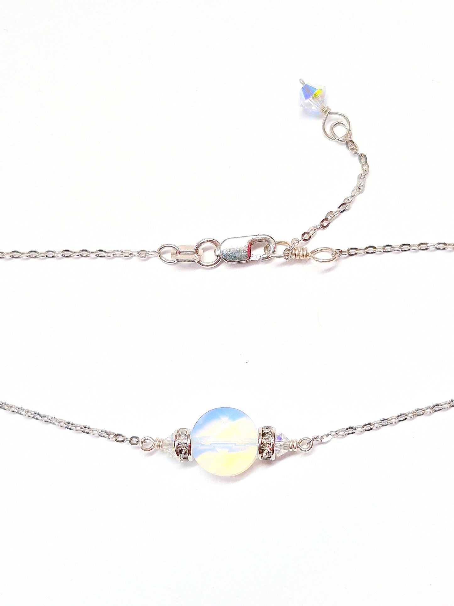 Opalite choker necklace