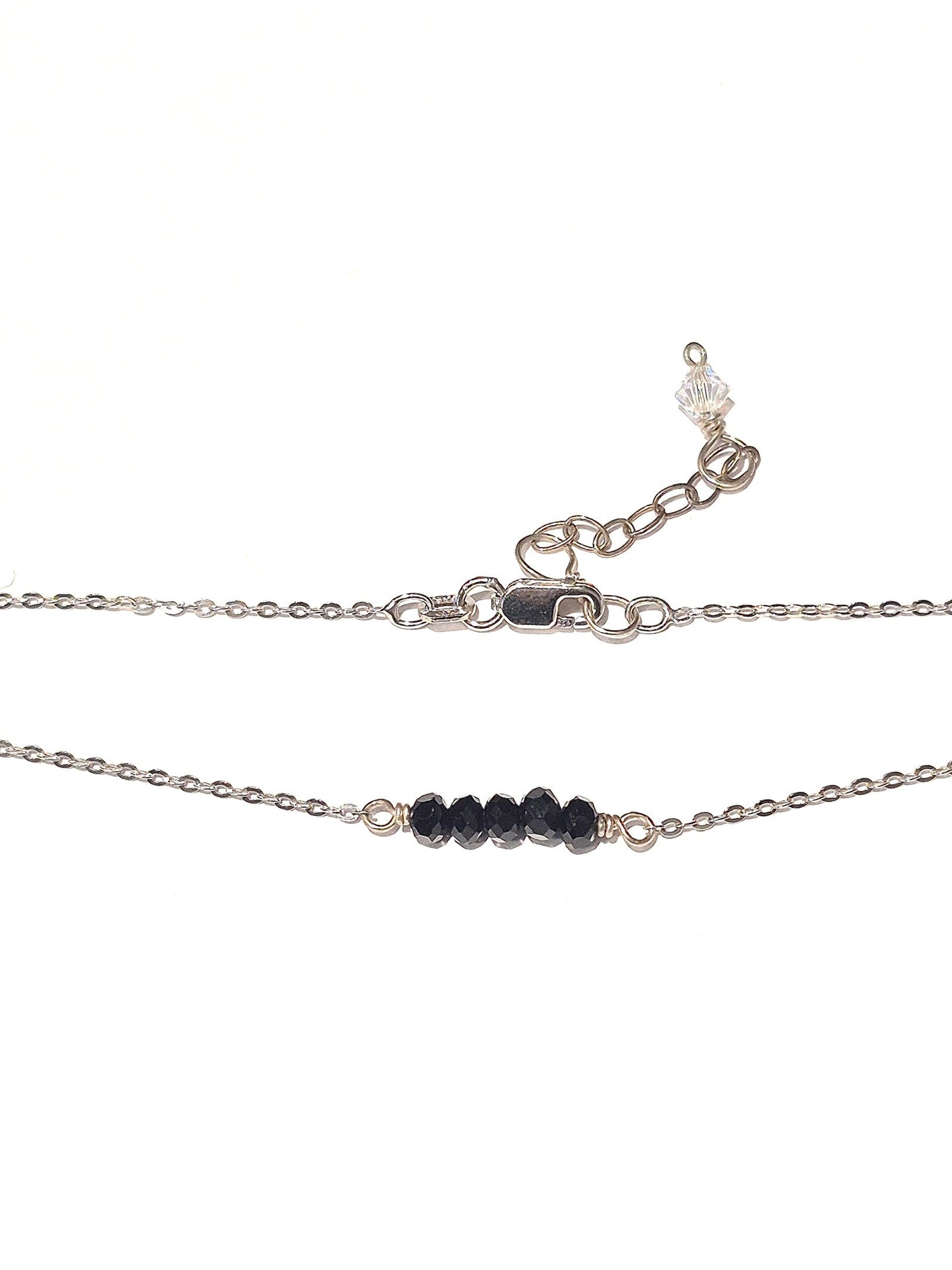 Onyx choker necklace