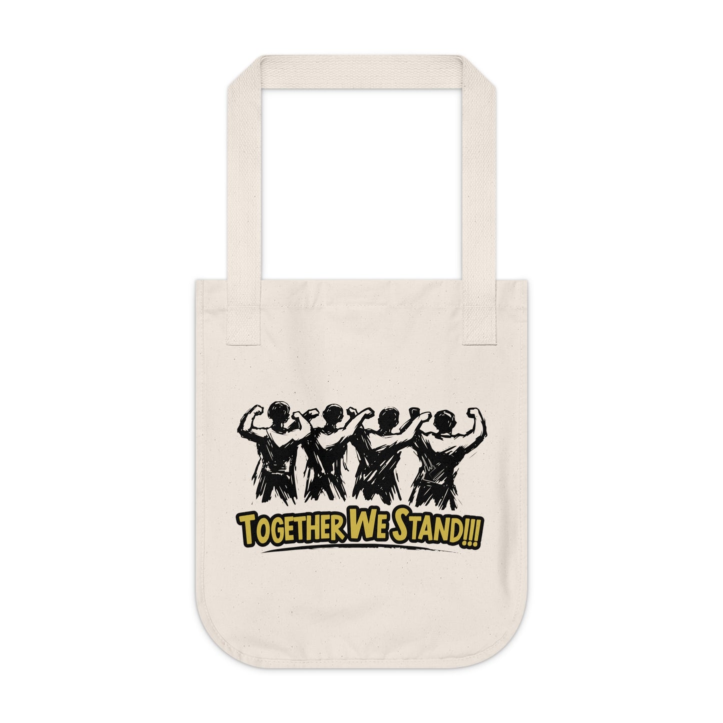 Tote Bag — "Together We Stand" Unity Canvas Tote (Organic)