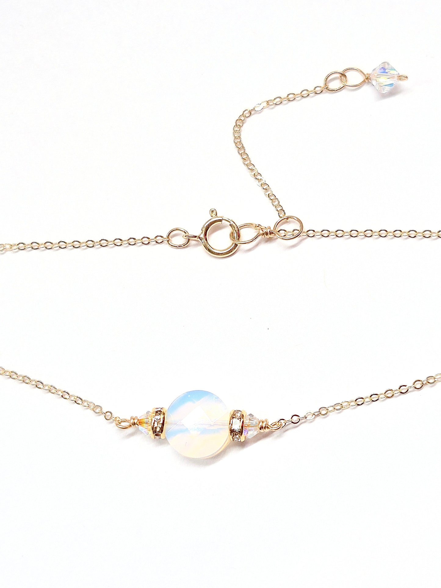 Opalite choker necklace