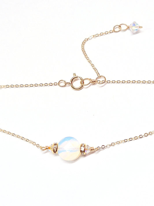 Opalite choker necklace