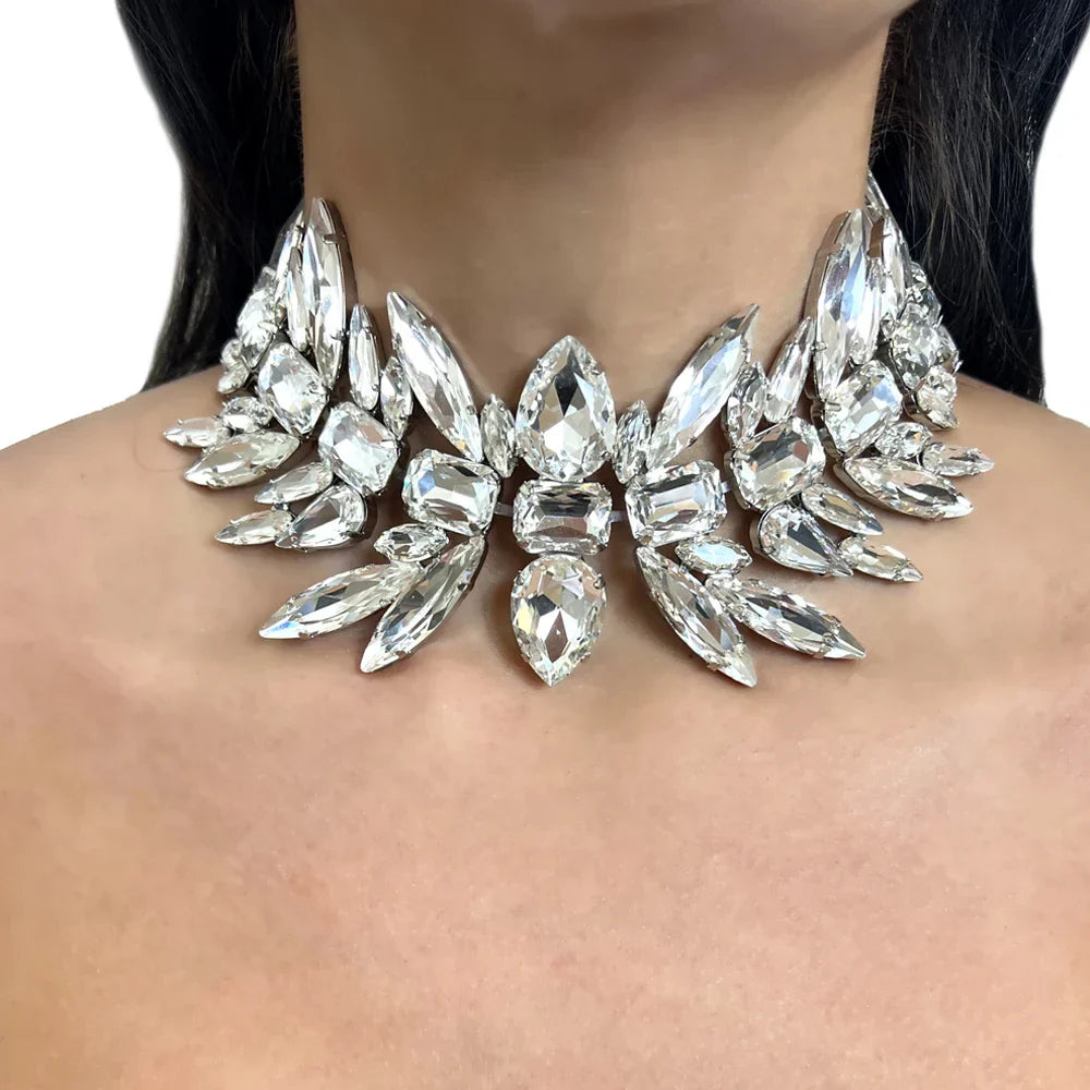 Crystal Rhinestone Choker Necklace