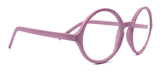 Mabel, (Premium) True Round vintage Reading Glasses  (Light Purple) Circle Eye, Medium, NY Fifth Avenue